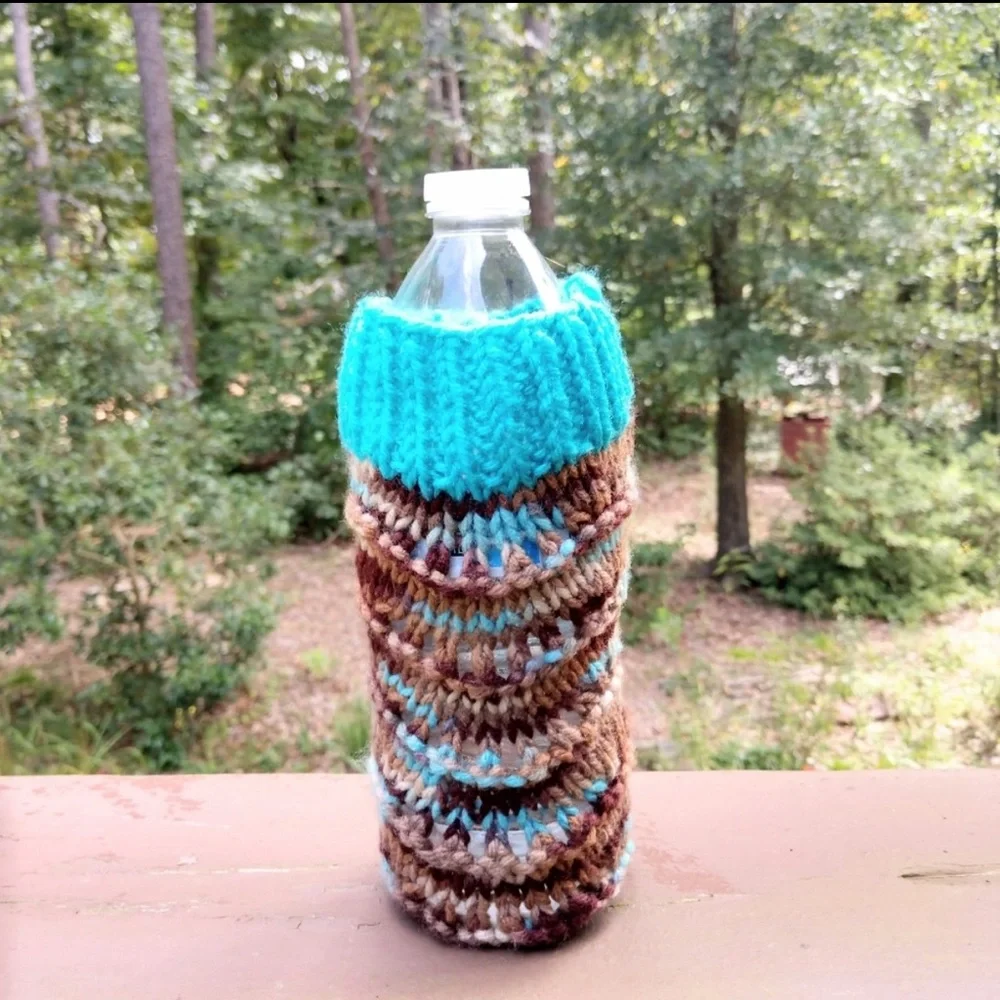 Handmade Bottle Cozy Bar Cart Essential Vase Cover Glass Cover